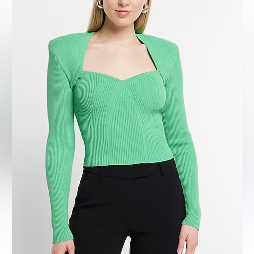 NWT Express shoulder pad sweater